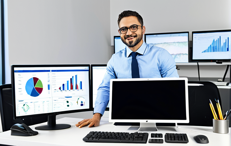 머신러닝 코드 최적화 기법 - **Subject:** A data scientist in a modern, brightly lit office.
    **Clothing:** Fully clothed in a...