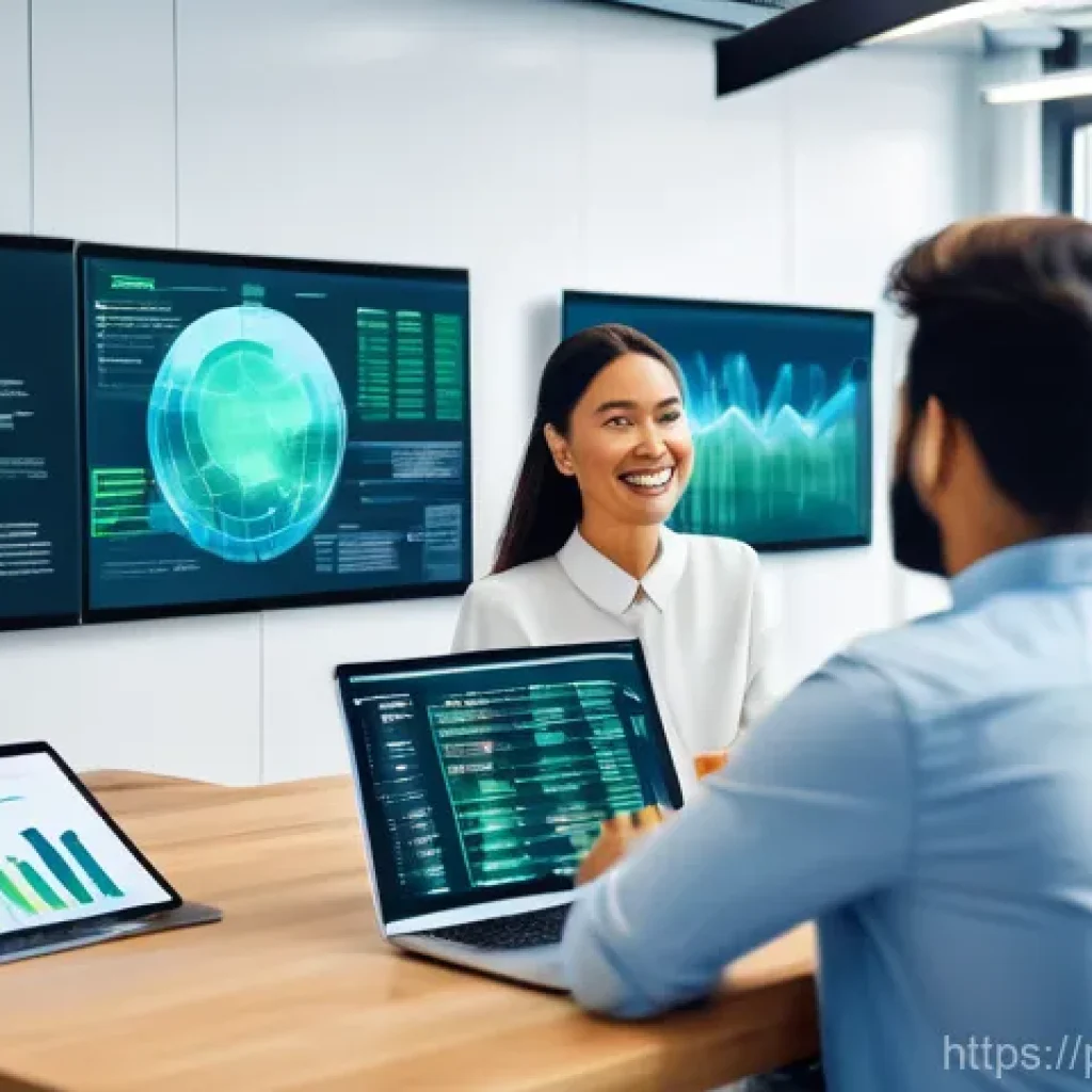 AI 프로젝트 관리 실무 노하우 - **Multidisciplinary Innovation in AI Project Management**
    A vibrant, dynamic image showcasing a ...