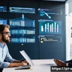 Home 19 AI 연구의 다학문적 접근 사례 - **Prompt:** "A vibrant, multidisciplinary team of professionals collaborating in a modern, sunlit te...