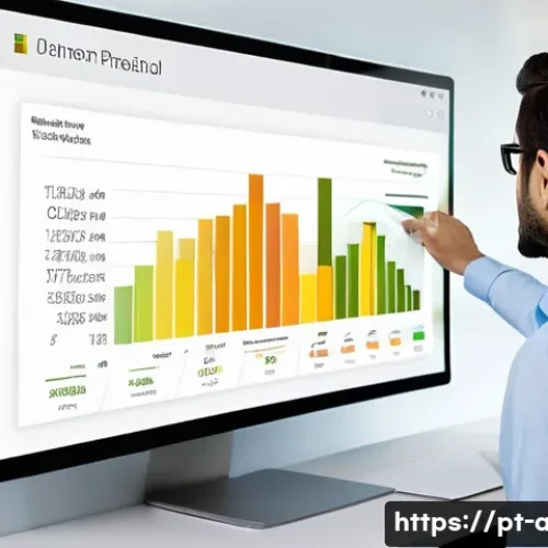 Home 17 머신러닝 프로젝트의 데이터 시각화 전략 - A vibrant interactive data analysis dashboard showcasing a variety of charts including scatter plots...