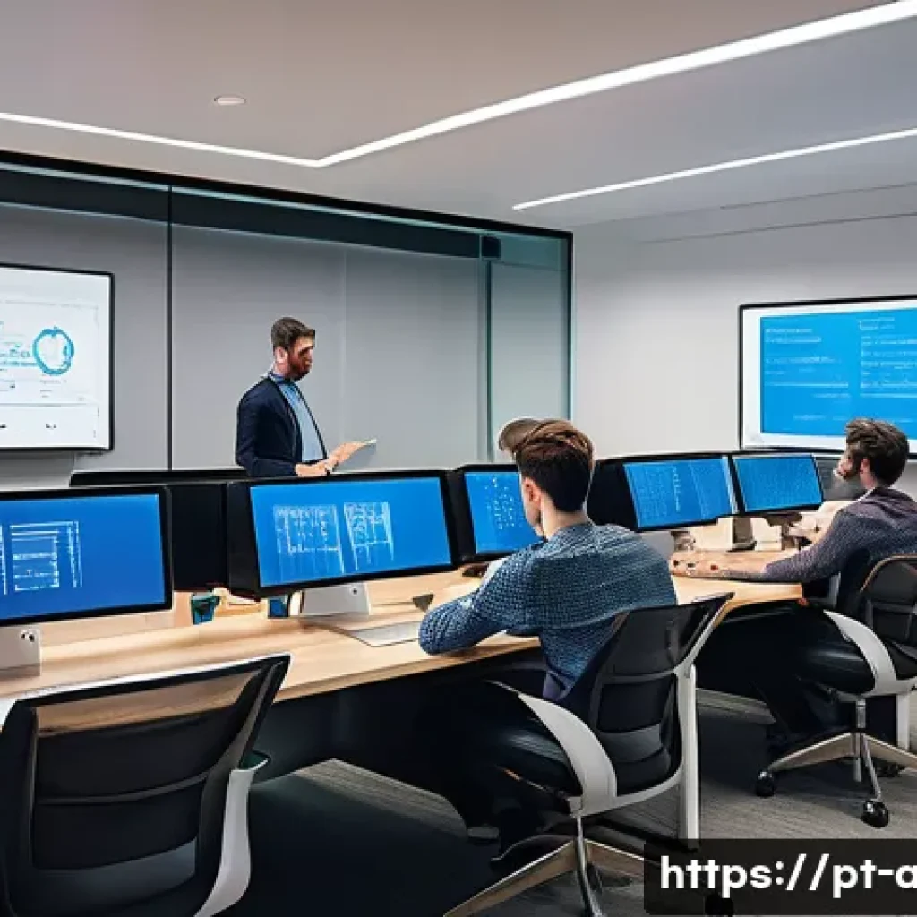 딥러닝 모델의 하이퍼파라미터 최적화 - A modern workspace scene showing a diverse group of data scientists and machine learning engineers c...