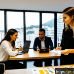 AI 프로젝트 성공을 위한 체크리스트 - Photorealistic Brazilian technology startup team in a bright São Paulo coworking studio, diverse pro...
